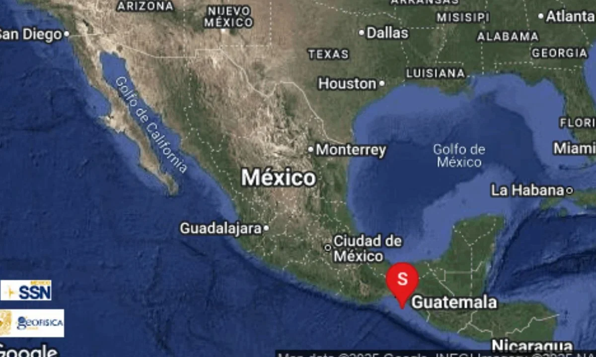 Fuerte sismo sacude a Tonalá en Chiapas