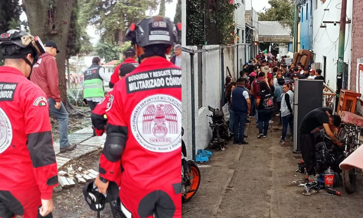 Gobierno CDMX implementa plan emergente por lluvia atípica en la alcaldía Magdalena Contreras.