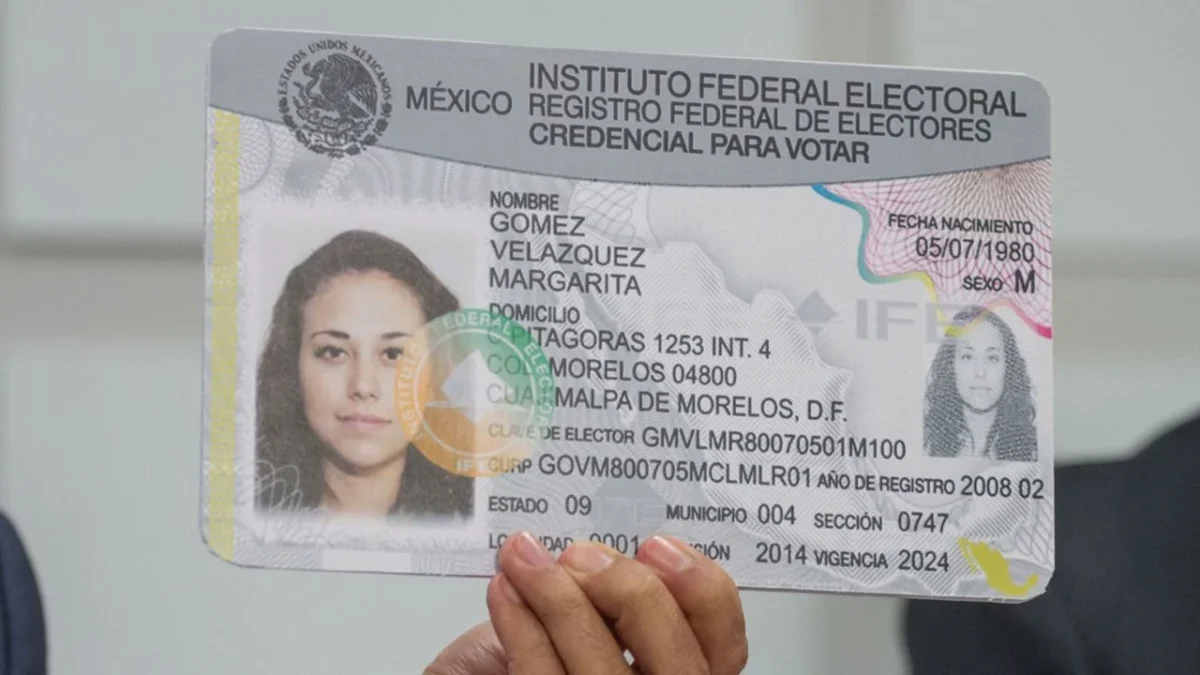 Modificaciones que propone el INE a la credencial de elector.