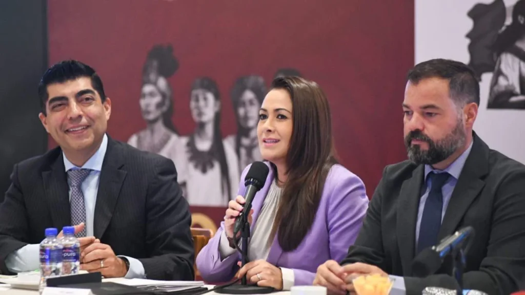 Foto: Gobierno de Aguascalientes | La gobernadora de Aguascalientes, Tere Jiménez, destacó la importancia de que los gobiernos estatal y federal trabajen de la mano.