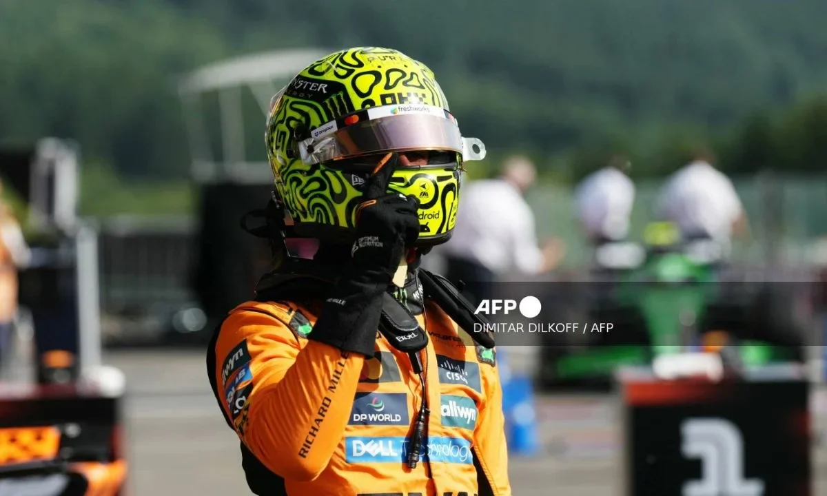 Lando Norris logra la pole position del GP de Bélgica