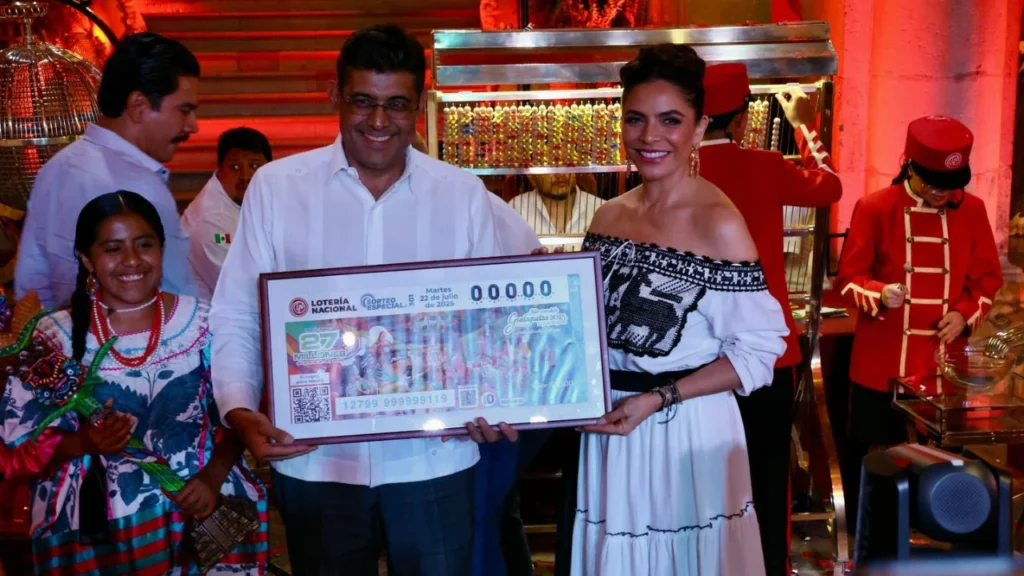 Lotería Nacional homenajea a la Guelaguetza con sorteo especial