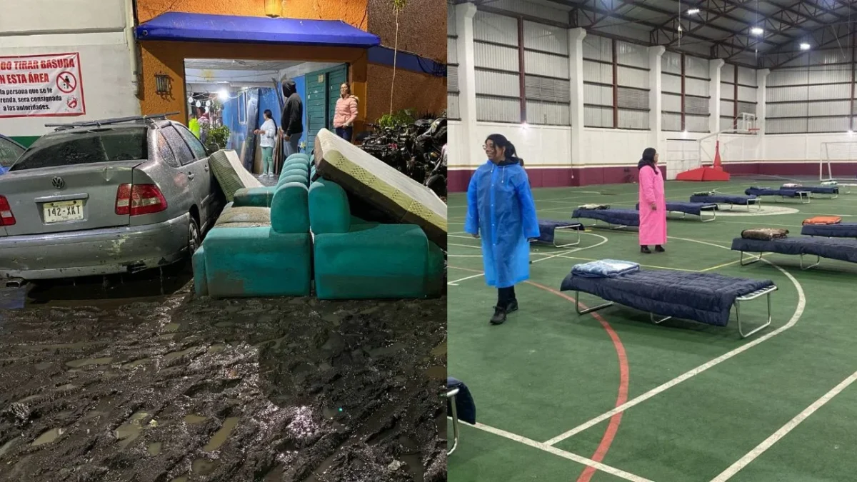 La alcaldía Magdalena Contreras informó que entre 15 y 20 viviendas resultaron dañadas principalmente en techos por lluvias caída de granizo.