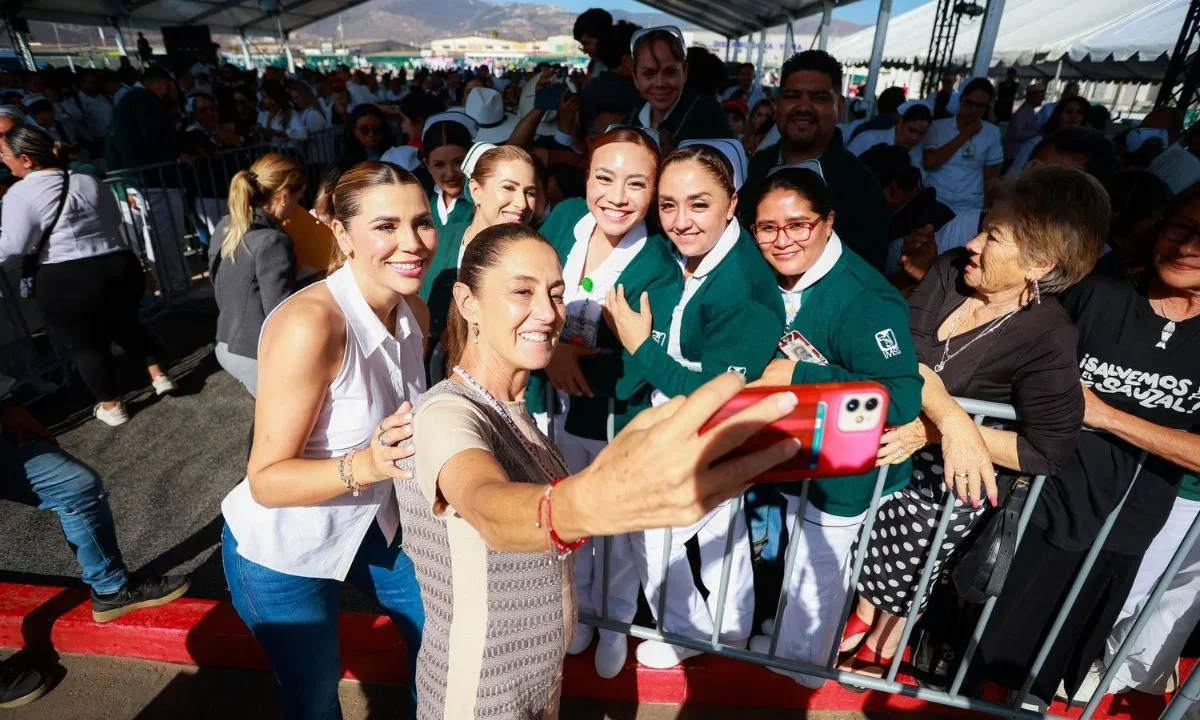 En Baja California, Marina del Pilar reiteró su apoyo a Sheinbaum quien anunció inversión para fortalecer el IMSS Bienestar en la entidad.