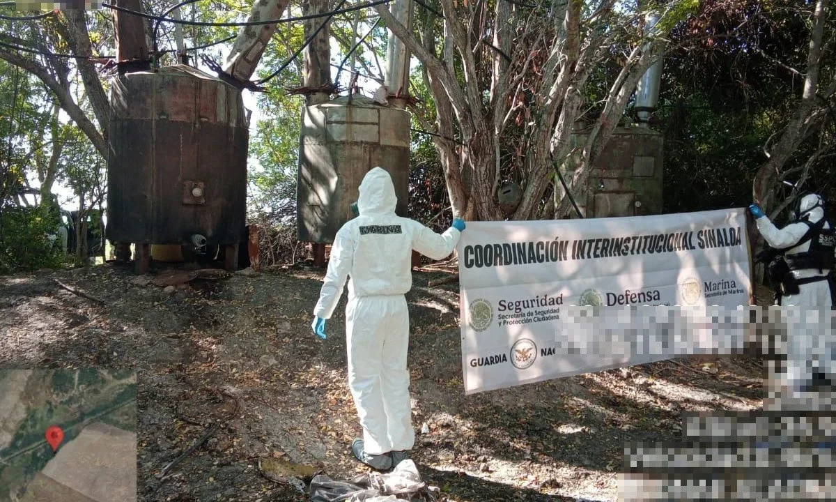 Marina destruye 2 'narco laboratorios' con valor de mil 321 mdp