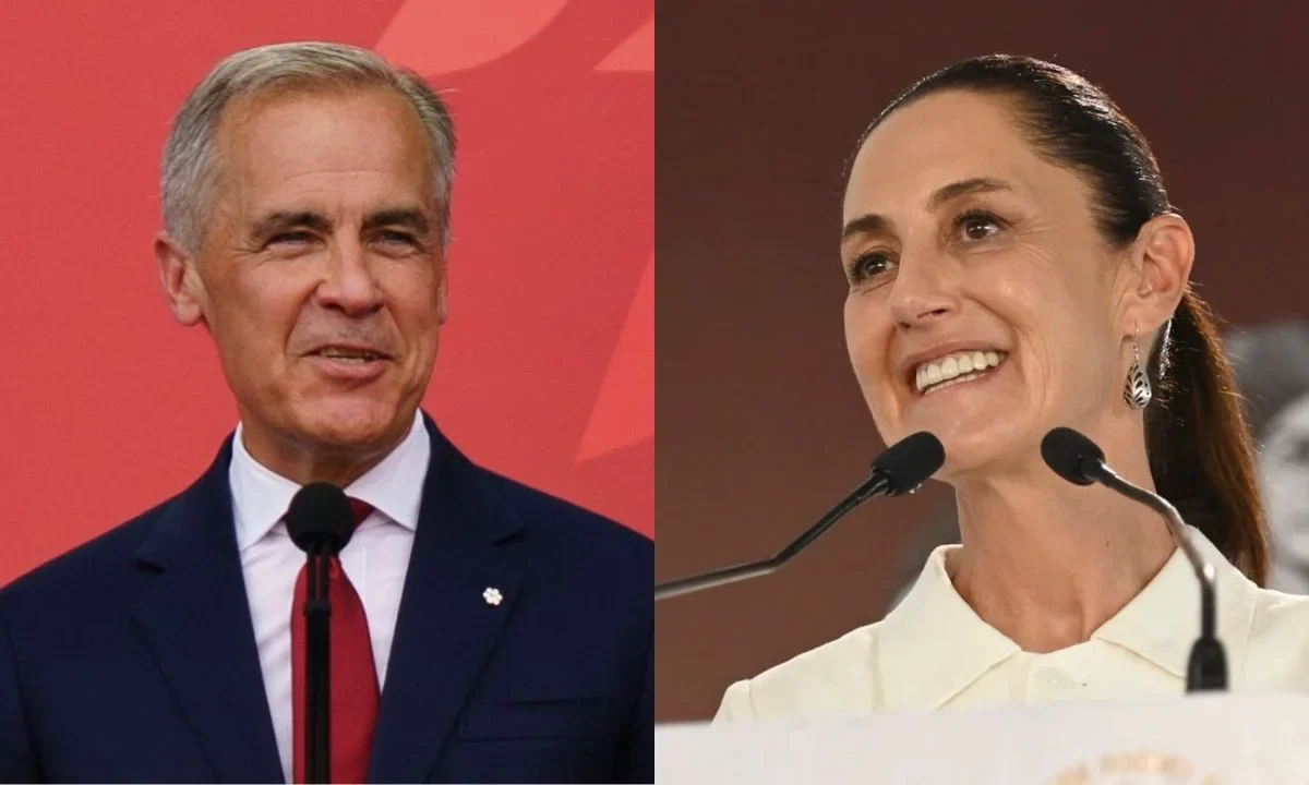 Mark Carney agradece a la presidenta Claudia Sheinbaum apoyo en Manitoba, Canadá.