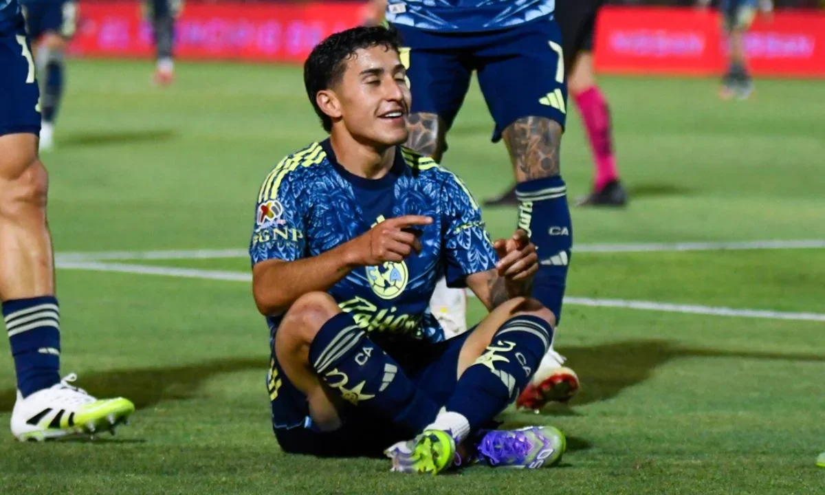 Alejandro Zendejas anotó el 1-0 para el América, quien terminó por empatar con Juárez.