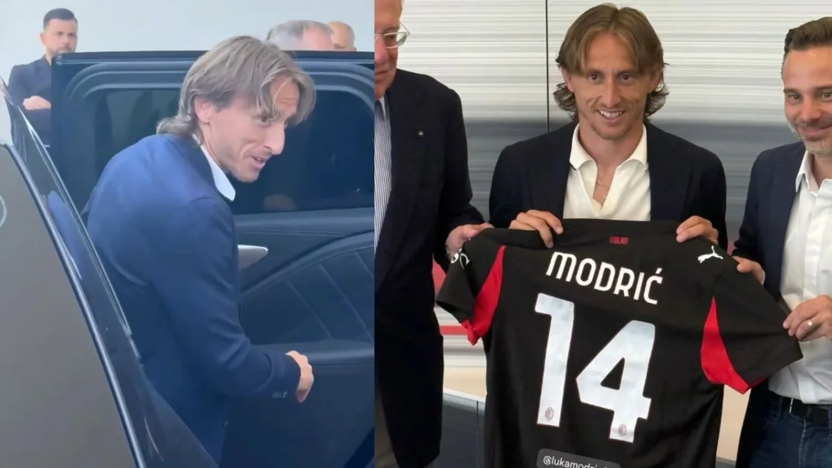 Milan presenta oficialmente a Luka Modrić