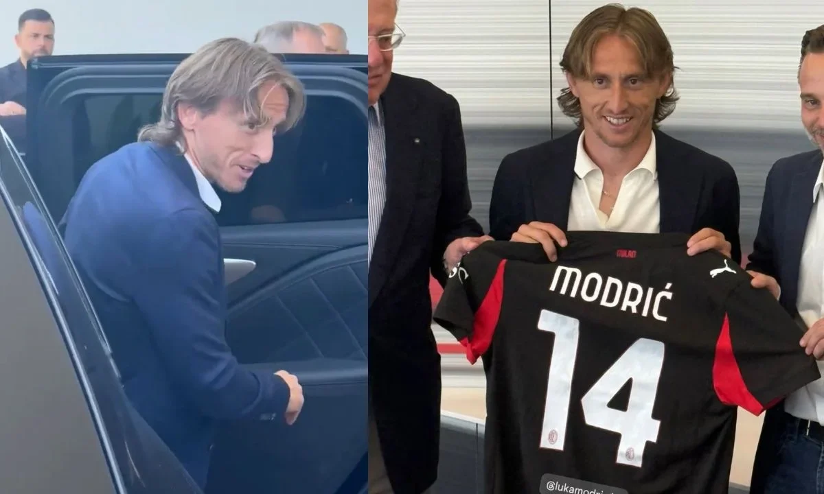 Milan presenta oficialmente a Luka Modrić