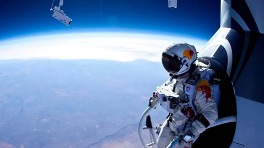 Felix Baumgartner, atleta que saltó desde la estratosfera