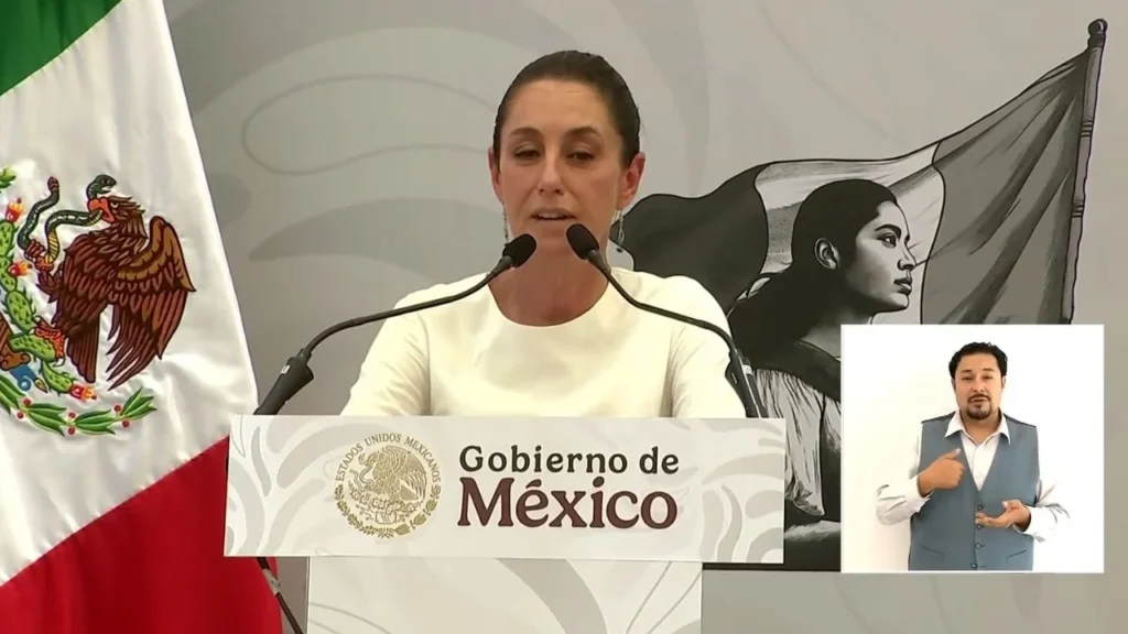 Sheinbaum destacó el papel de la democracia en México