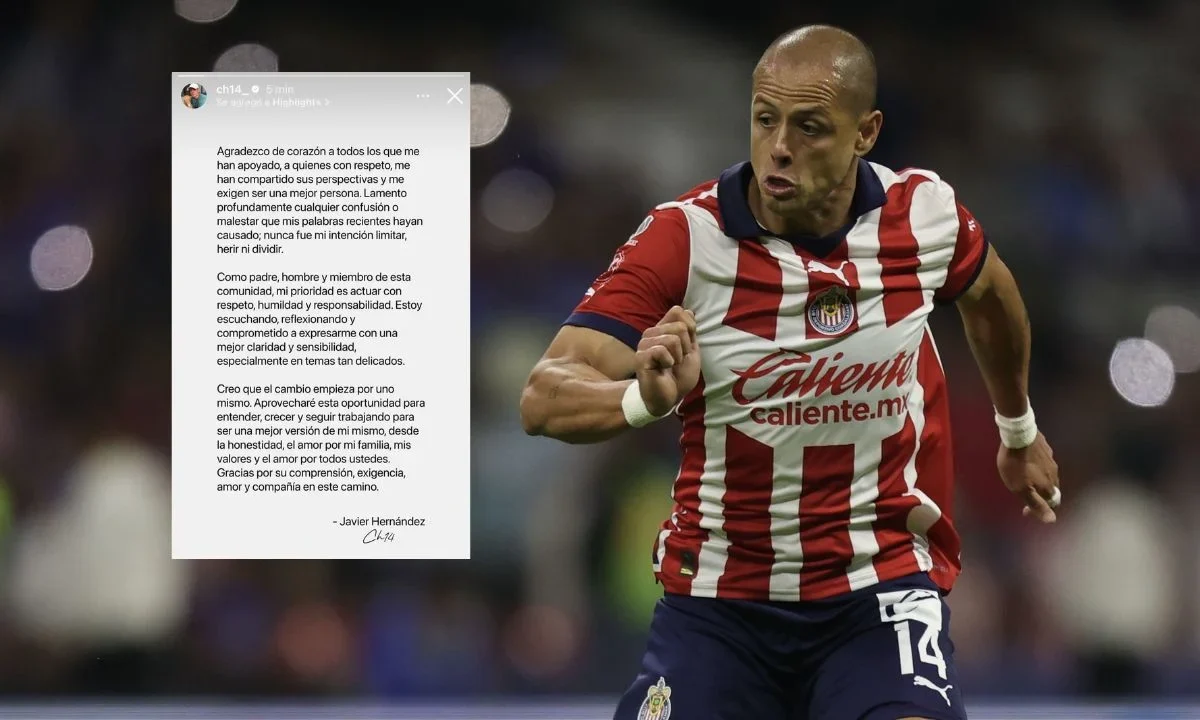 Nunca fue mi intención herir ni dividir: Chicharito tras polémicos videos