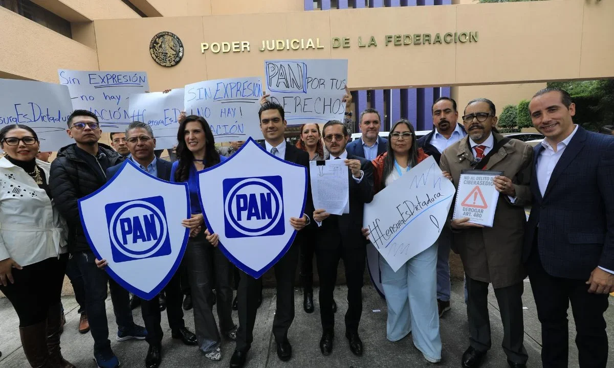 PAN impugna Ley de Ciberseguridad de Puebla, ante el Poder Judicial de la Federación.