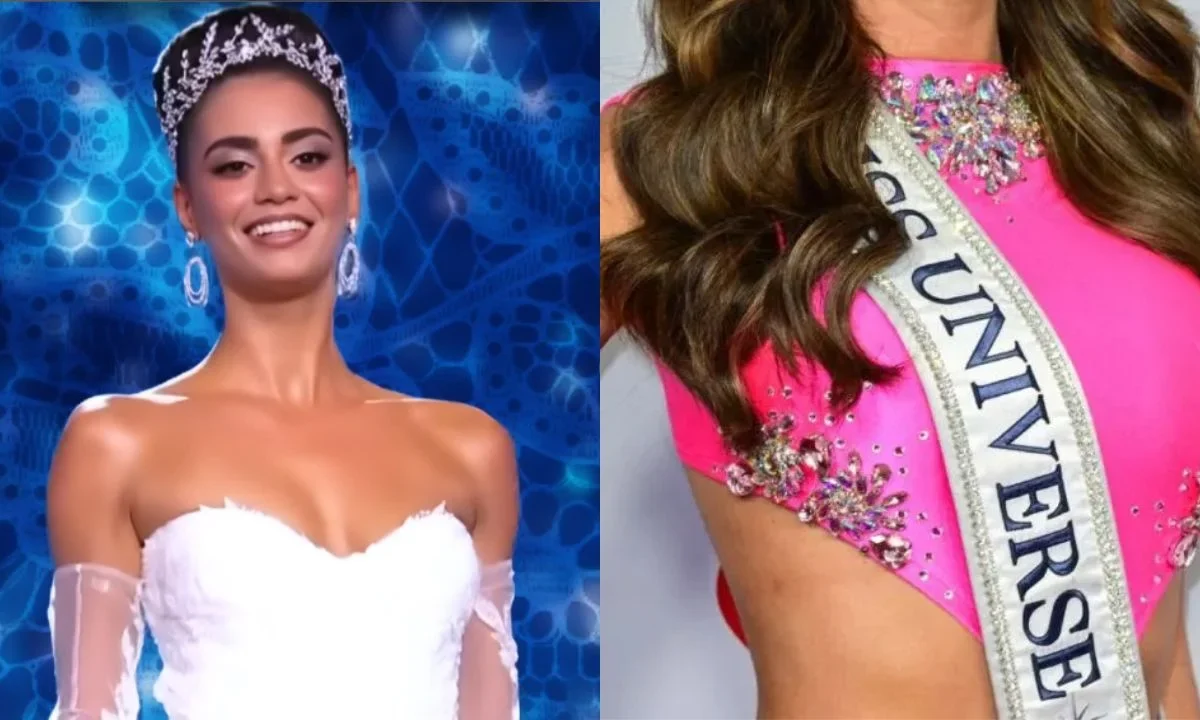 Laura Pérez, concursante de Miss Universe Latina, sufre caída en pleno programa en vivo.