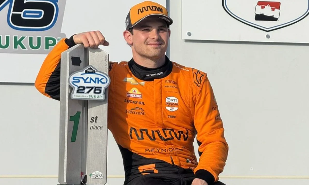 Con este podio, Pato O'Ward, de 26 años, sumó ocho victorias en los circuitos de la IndyCar Series estadounidense y llegó a 100 carreras.