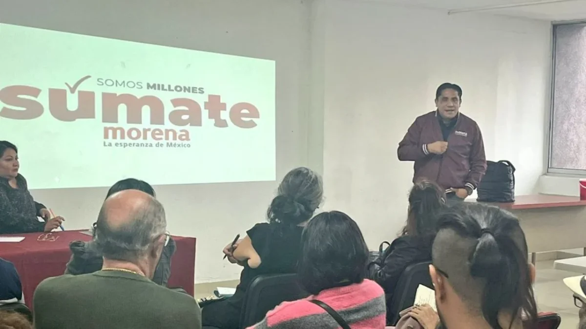 Gerardo Trejo, secretario de organización de Morena en CDMX, estimó que el partido rebasé el millón de afiliados en la capital antes del cierre de 2025.