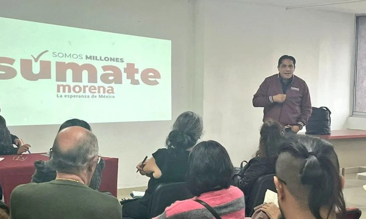 Gerardo Trejo, secretario de organización de Morena en CDMX, estimó que el partido rebasé el millón de afiliados en la capital antes del cierre de 2025.