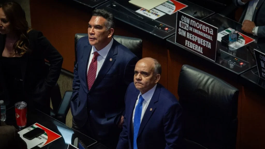 El senador Alejandro "Alito" Moreno presumió que el PRI le "cumplió" a la ciudadanía al rechazar las reformas de seguridad recién aprobadas.