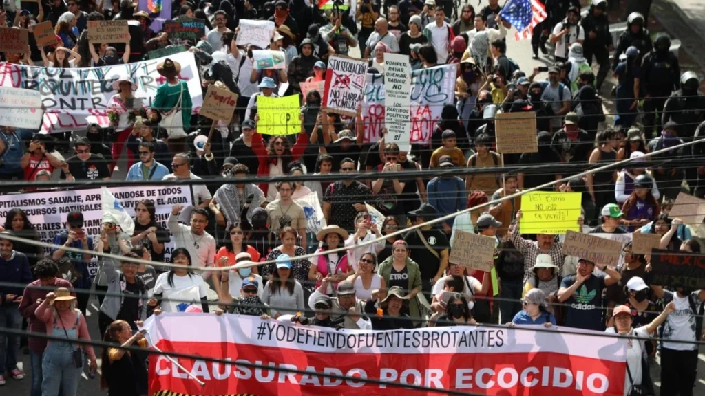 Reportan saldo blanco en segunda marcha contra la gentrificación.
