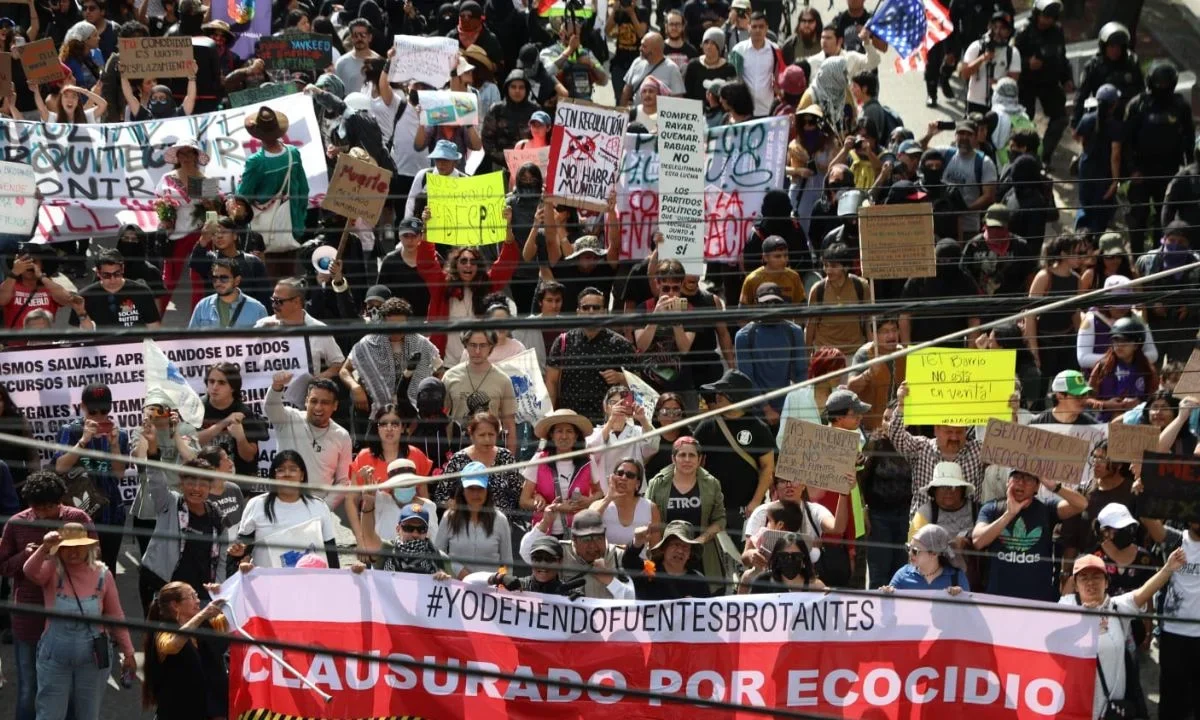 Reportan saldo blanco en segunda marcha contra la gentrificación.