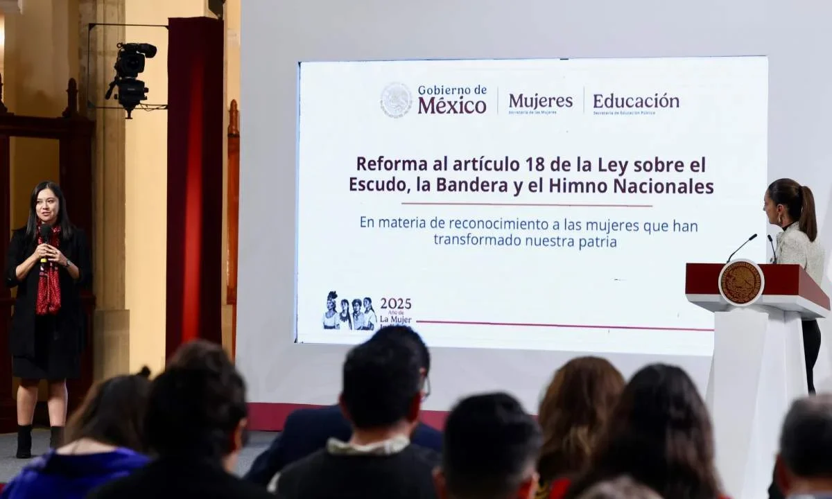 La SEP destacó la incorporación de mujeres destacadas en fechas emblemáticas.