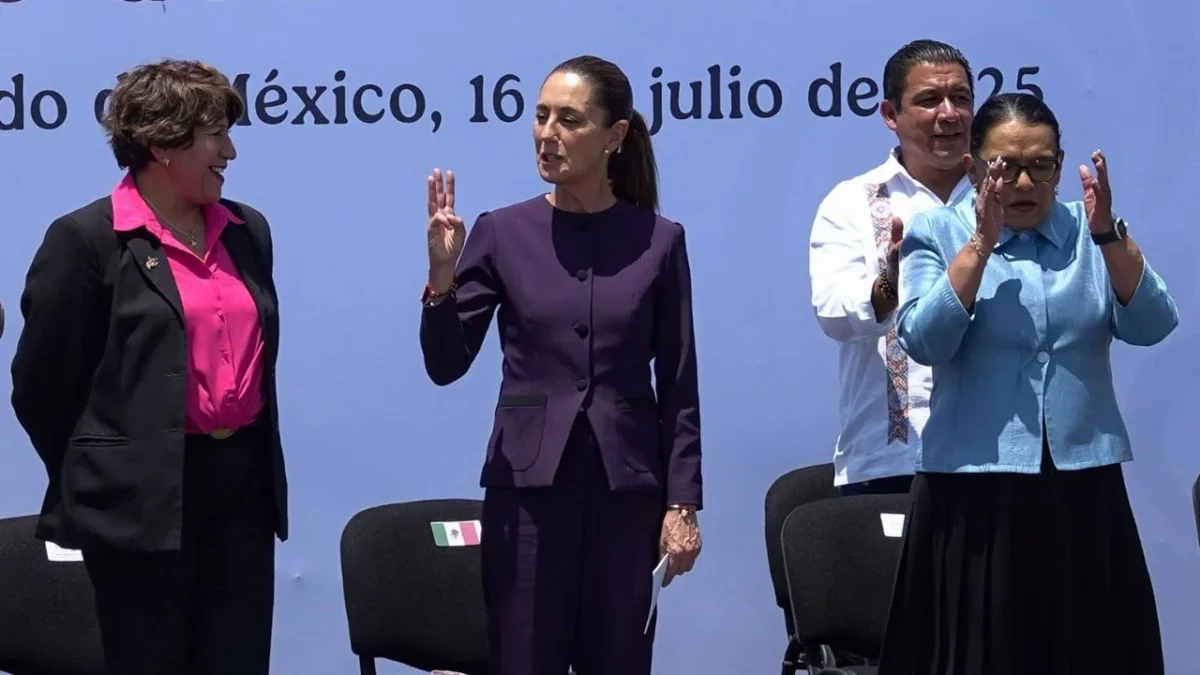 La presidenta Sheinbaum aseguró, desde Nezahualcóyotl, que se va a alcanzar la paz en el país y en el Estado de México.