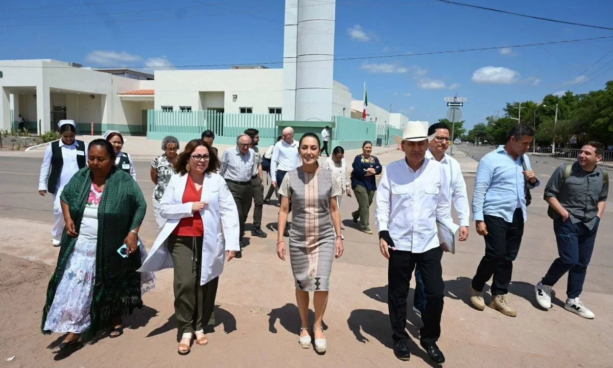 Sheinbaum precisó que la segunda etapa de los Hospitales como el General Regional No.23 del IMSS se inaugurará en un año y medio.