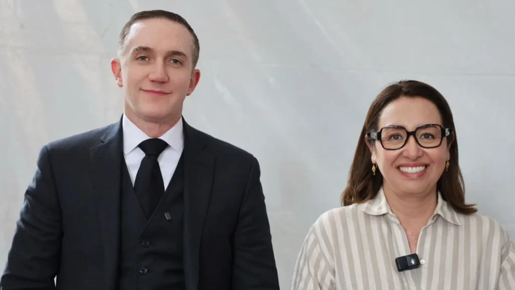 Para coordinar esfuerzos a favor de la Línea B del STC Metro, Adrián Rubalcava se reunió con la presidenta municipal de Ecatepec.
